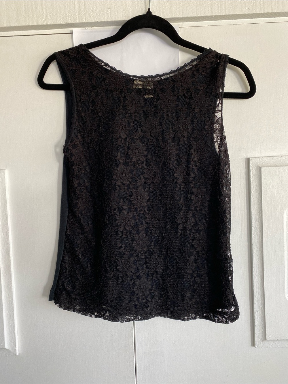 Victoria's Secret Sheer Black Lace Camisole